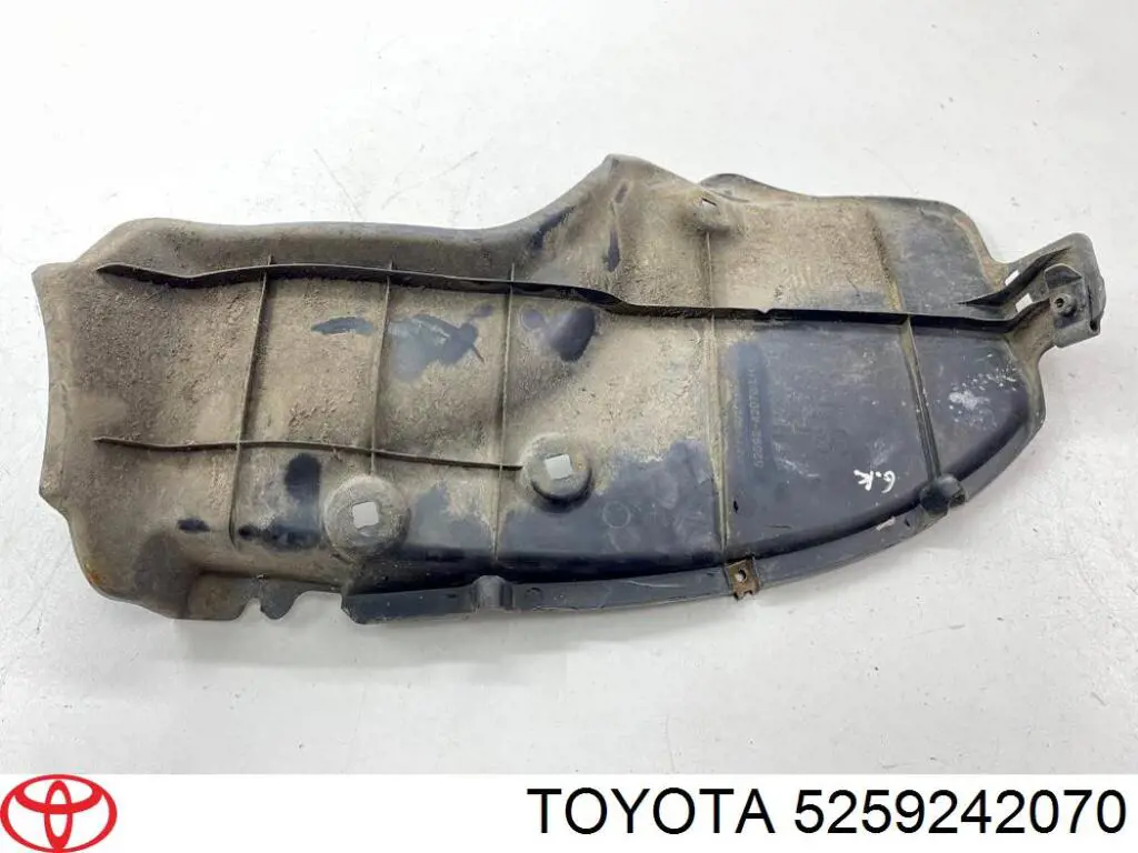 Guardabarros interior, aleta trasera, izquierdo trasero para Toyota RAV4 (A3)