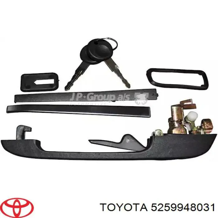 5259948031 Toyota clips de fijación de parachoques trasero