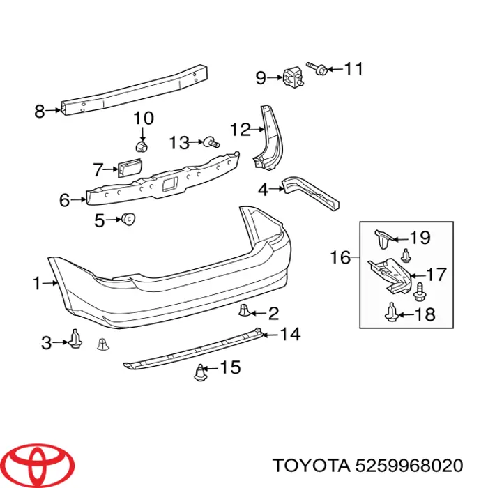 5259968020 Toyota 
