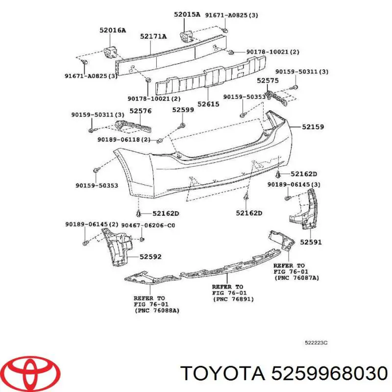 5259968030 Toyota