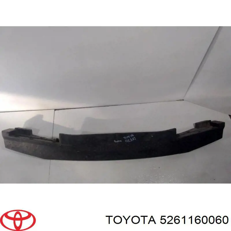 5261160060 Toyota absorbente parachoques delantero