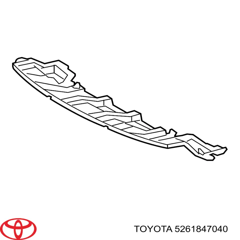 5261847040 Toyota cubierta, parachoques delantero