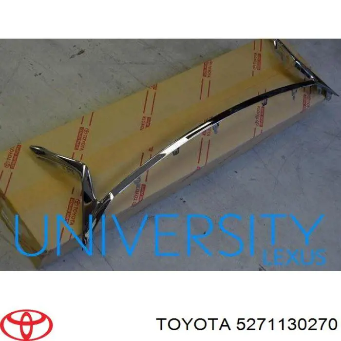 5271130270 Toyota moldura de rejilla parachoques superior