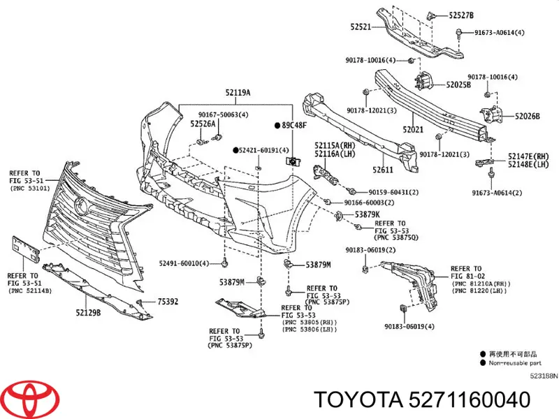 5271160040 Toyota