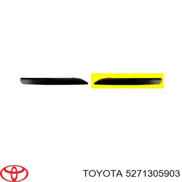 Comprar 5271305903 Toyota Moldura de parachoques delantera izquierda