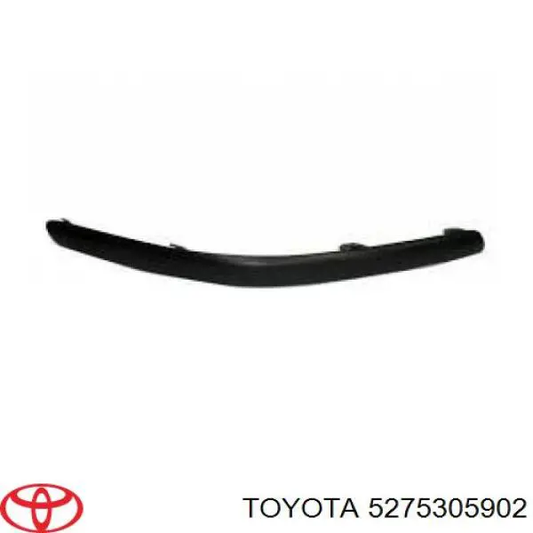 5275305902 Toyota moldura de parachoques trasero izquierdo