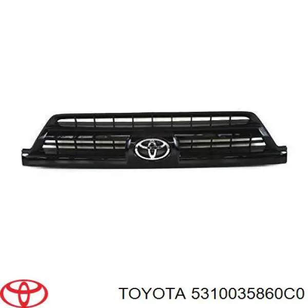 5310035860C0 Toyota rejilla de radiador