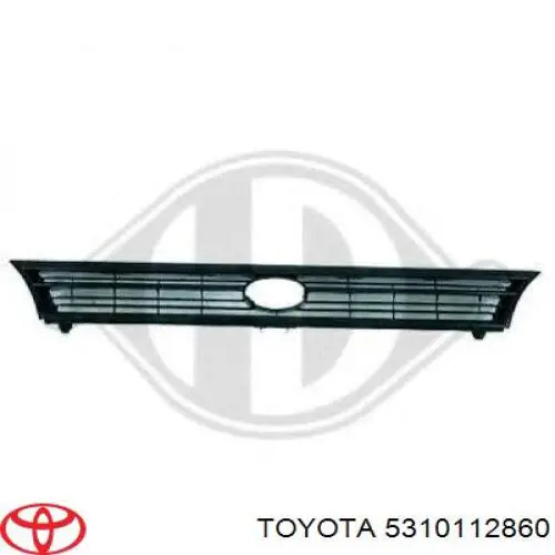 5310112860 Toyota panal de radiador