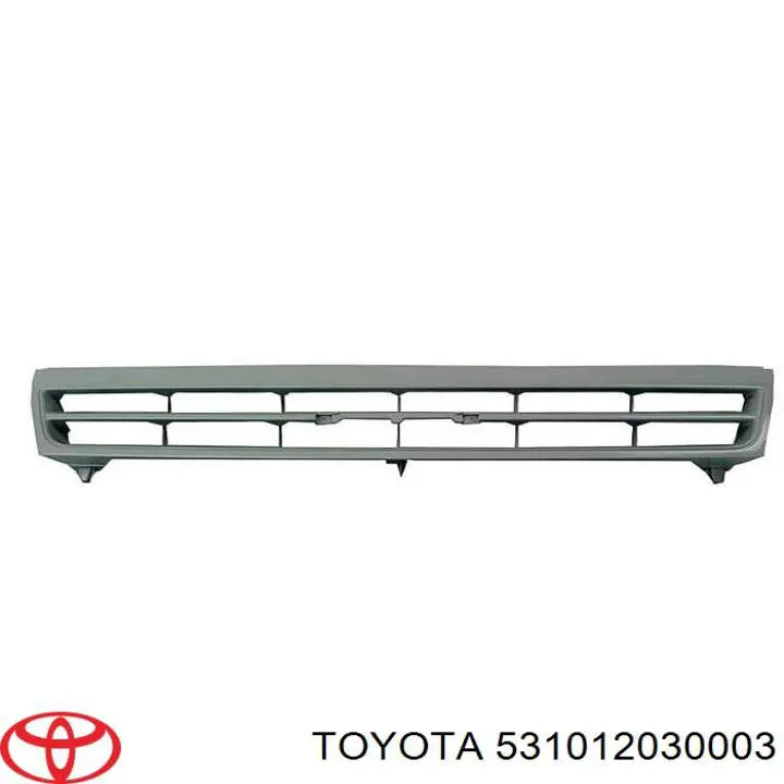 531012030003 Toyota rejilla de radiador
