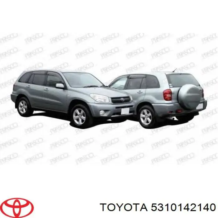 Rejilla delantera Toyota 5310142140 precio, desde 84,22 EUR