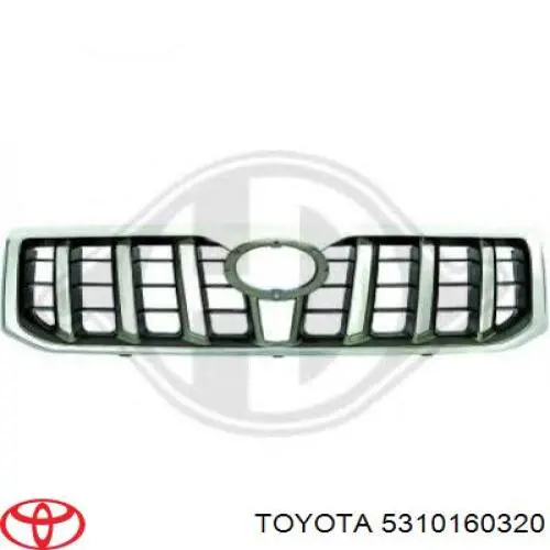 Rejilla delantera Toyota 5310160320 precio, desde 109,13 EUR