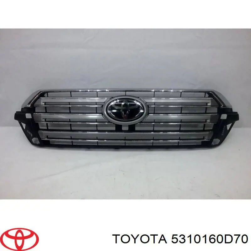 5310160D70 Toyota rejilla de radiador