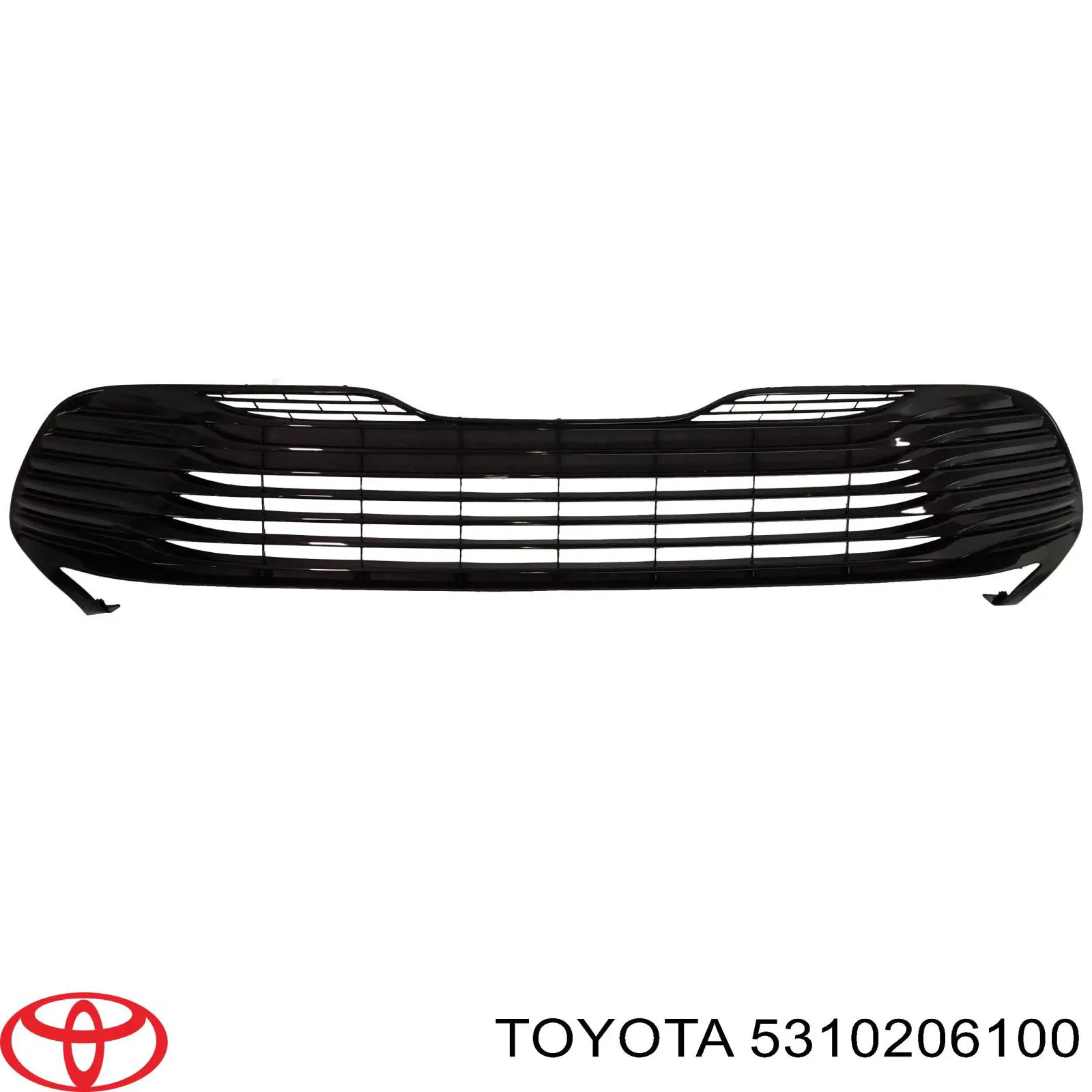 5310206100 Toyota rejilla de ventilación, parachoques trasero, central