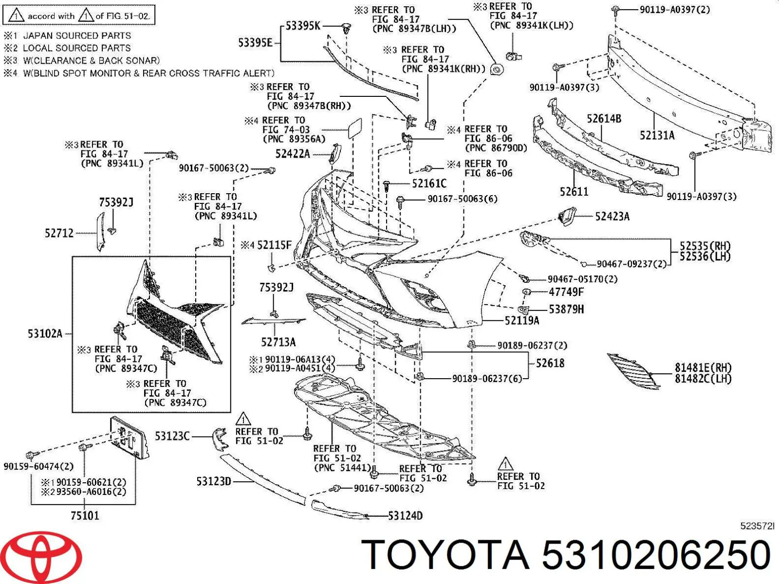 5310206250 Toyota