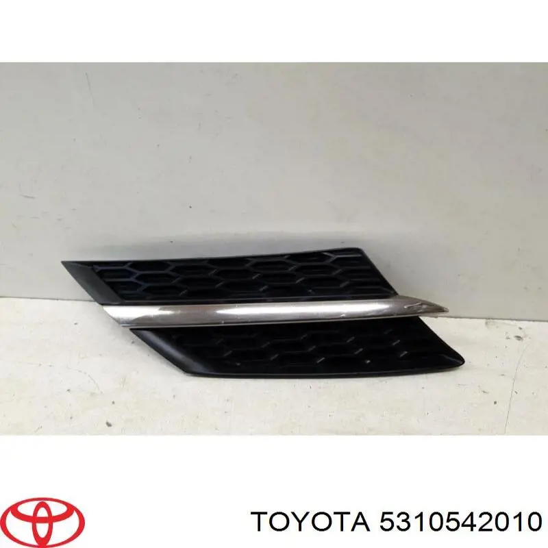 5310542010 Toyota panal de radiador derecha