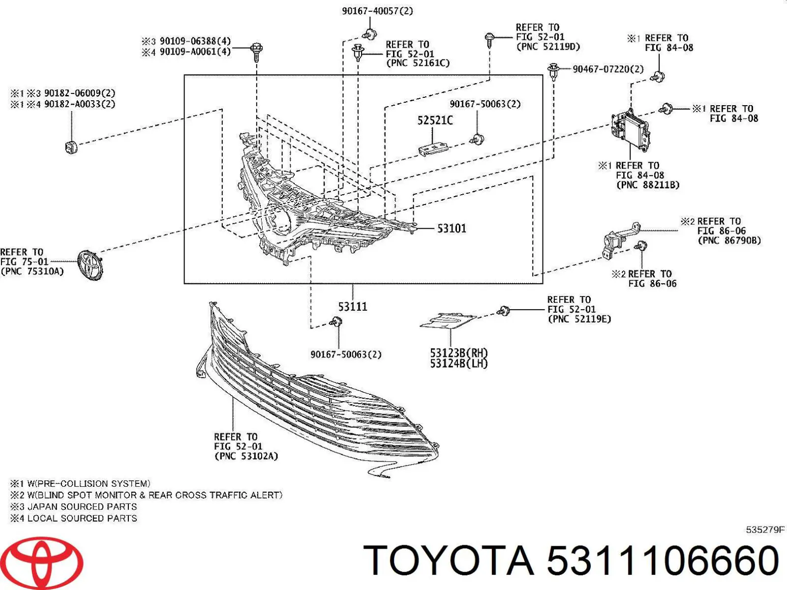 5311106660 Toyota