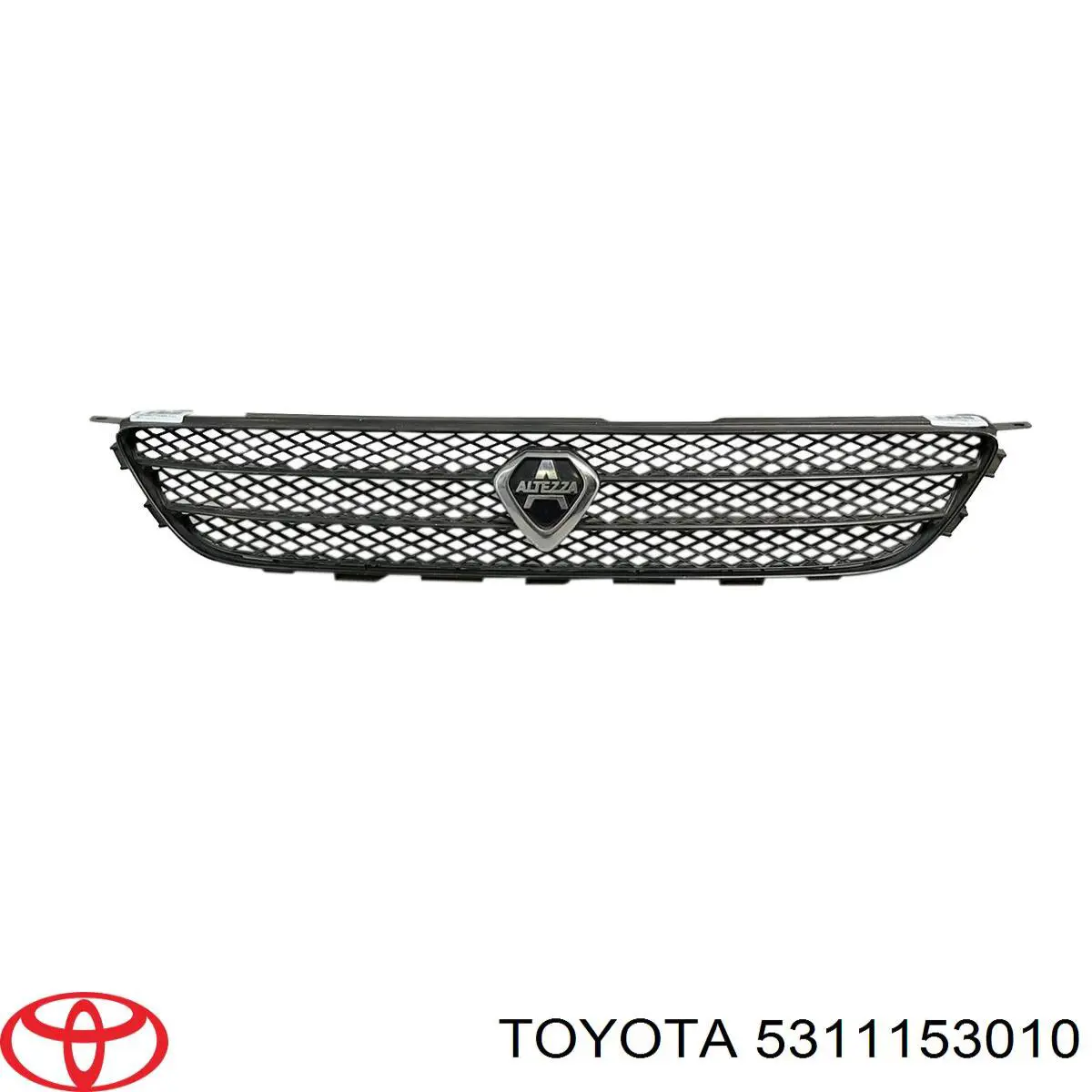 5311153010 Toyota rejilla de ventilación, parachoques trasero, central