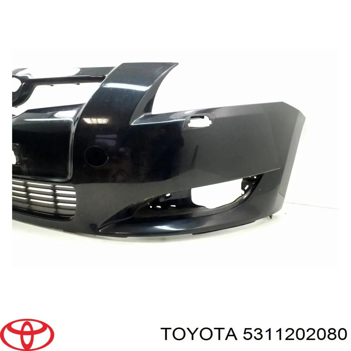 Rejilla de ventilación, parachoques delantero, central para Toyota Auris (E15)