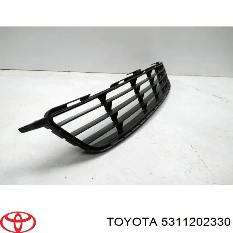 5311202330 Toyota rejilla de ventilación, parachoques delantero