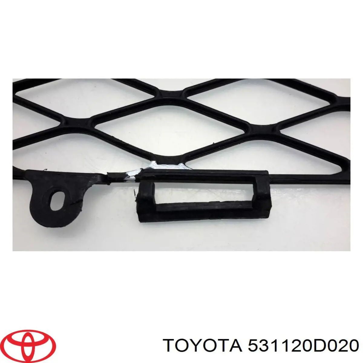 Rejilla del parachoques delantero, central para Toyota Yaris (P10)