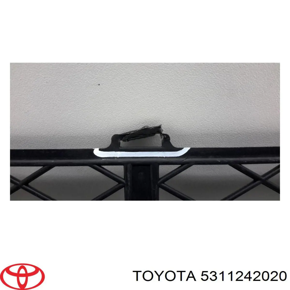 Rejilla de ventilación, parachoques delantero, inferior para Toyota RAV4 (XA2)
