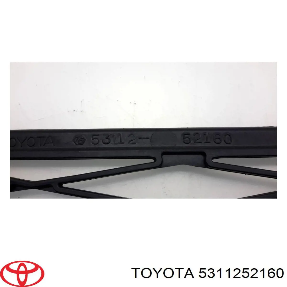 Rejilla del parachoques delantero, central para Toyota Yaris (SP90)