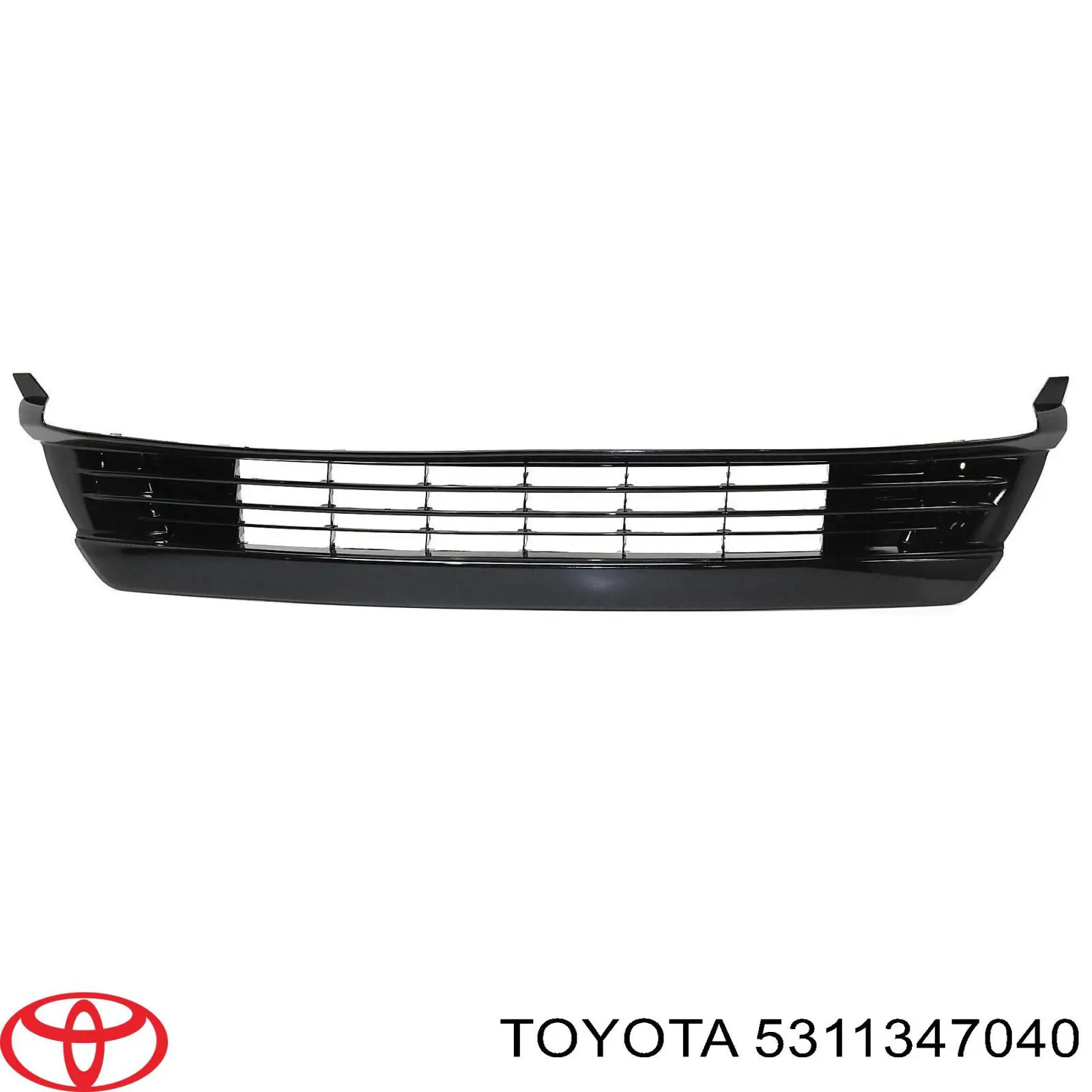Rejilla de ventilación, parachoques delantero, parte interior para Toyota Prius (ZVW30)
