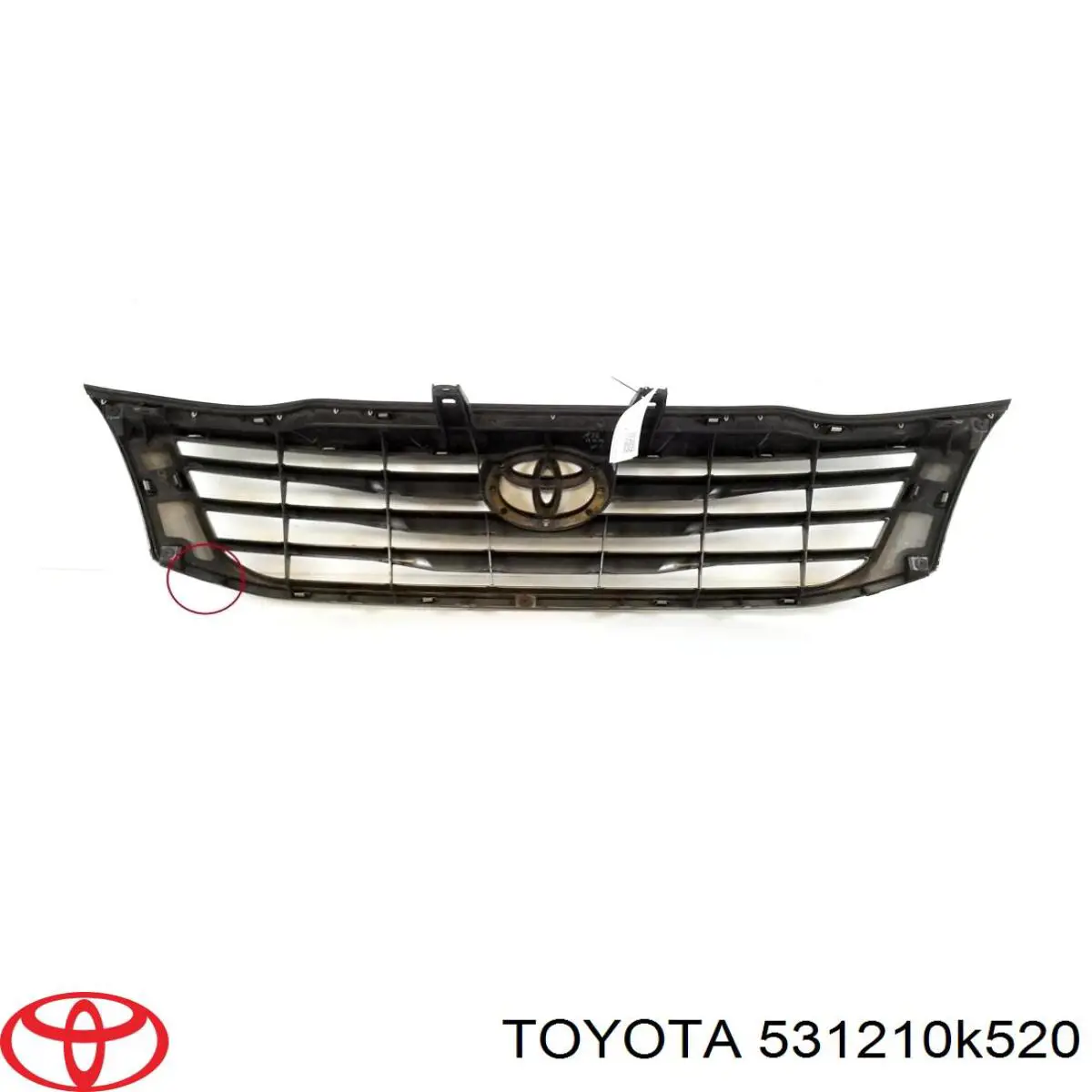 Comprar 531210K520 Toyota Moldura de rejilla del radiador