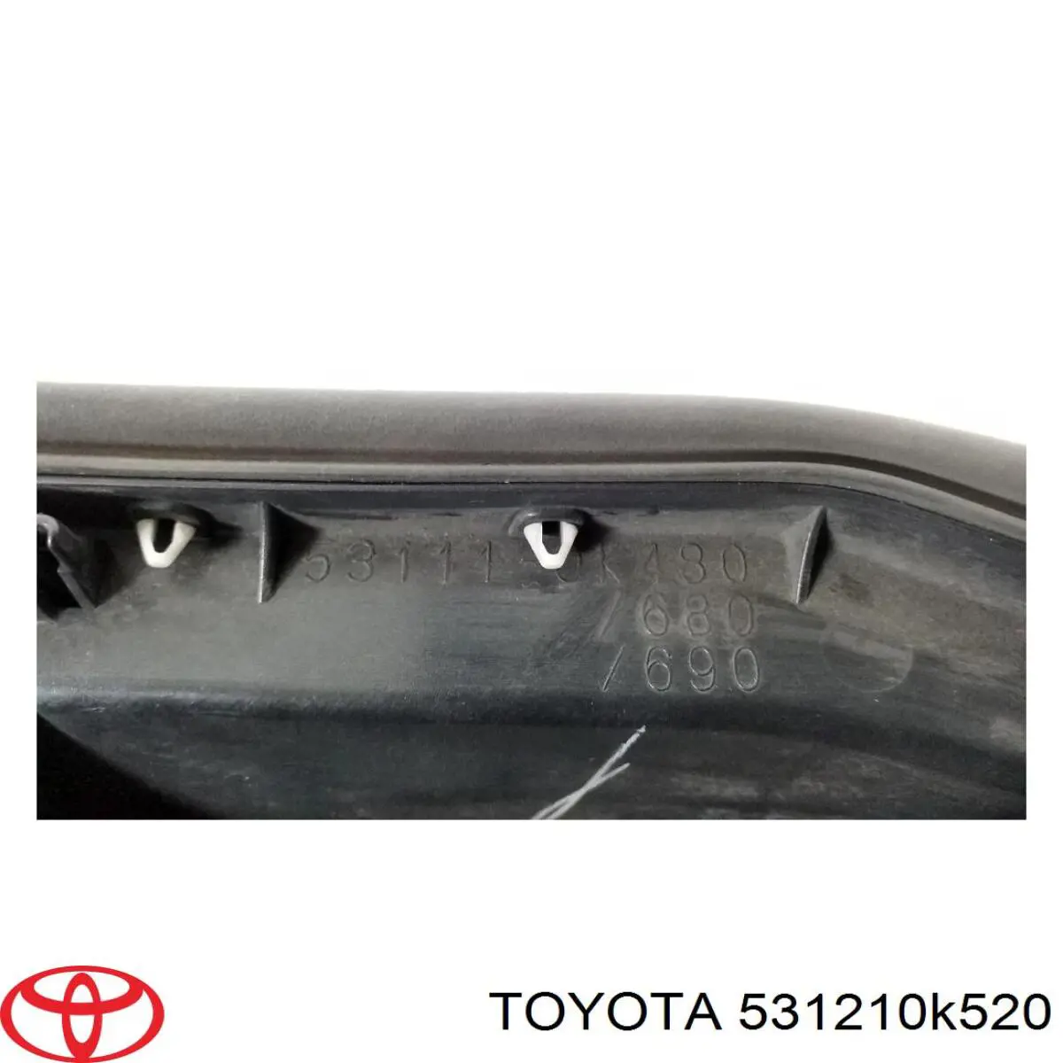 Moldura de rejilla del radiador Toyota 531210K520 precio, desde 798,15 EUR