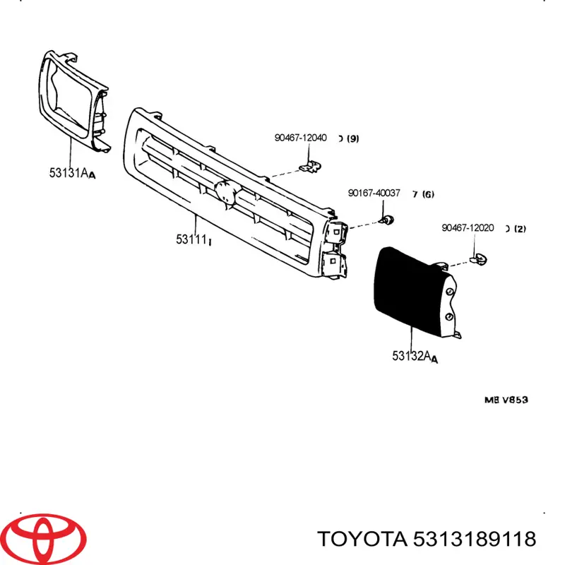 5313189118 Toyota