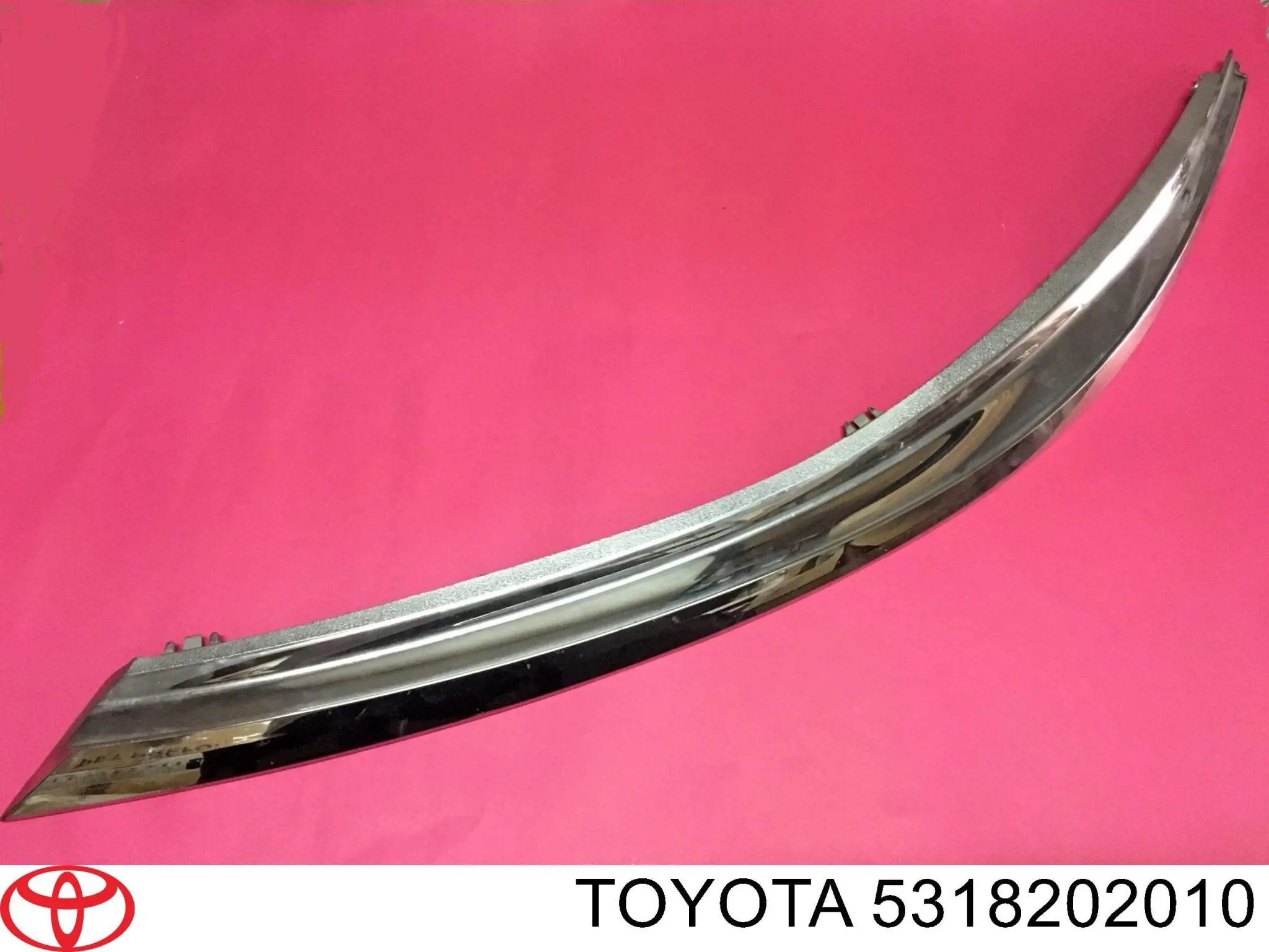 Moldura de faro izquierdo Toyota 5318202010