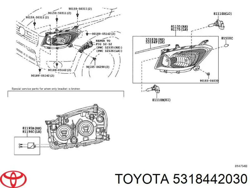 5318442030 Toyota