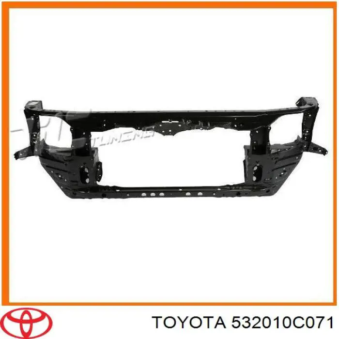 Soporte de radiador completo (panel de montaje para foco) para Toyota Tundra 