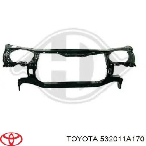 532011A160 Market (OEM) soporte de radiador completo