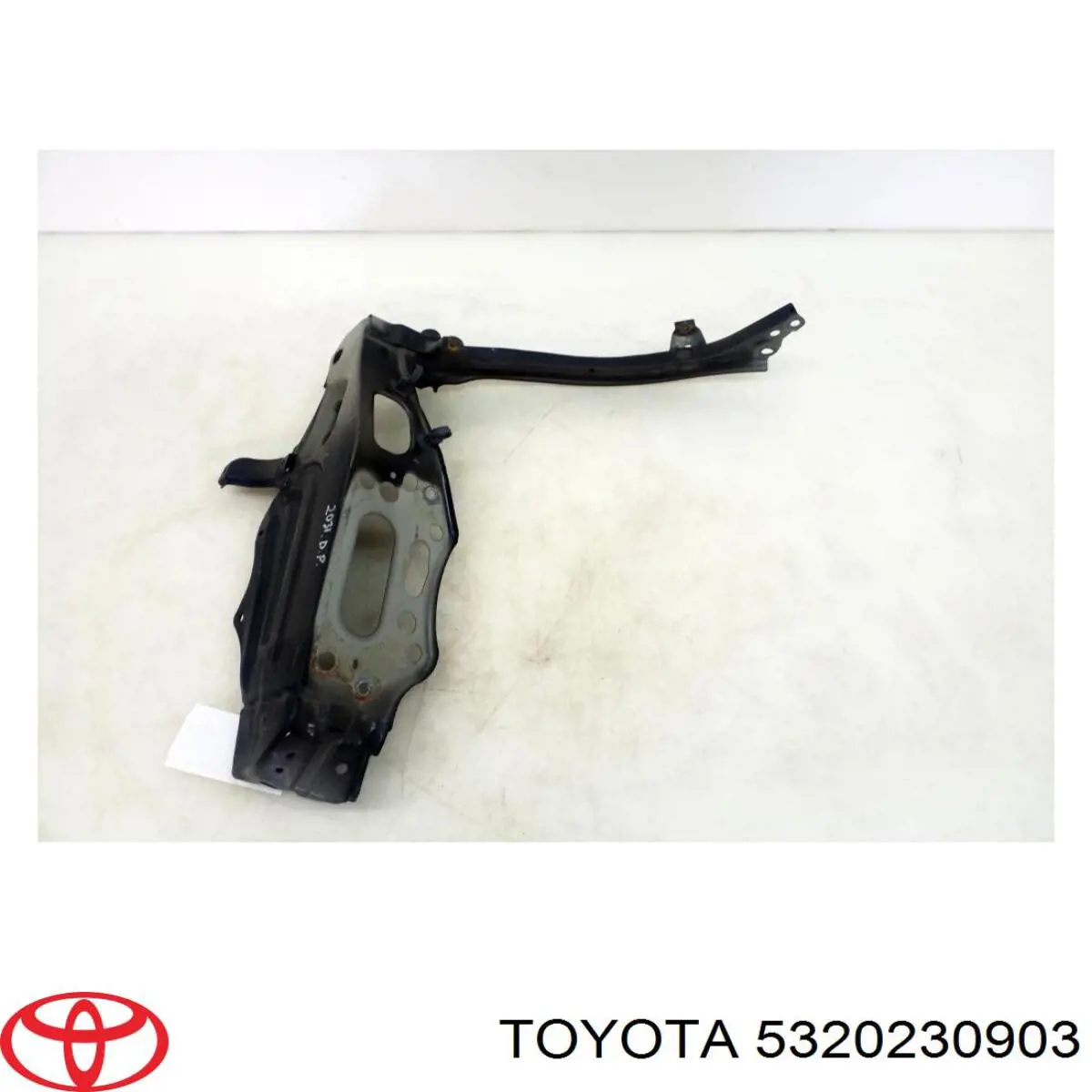 5320230903 Toyota soporte de radiador derecha (panel de montaje para foco)