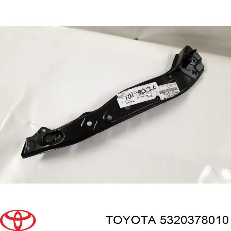 Soporte de radiador izquierdo (panel de montaje para foco) TOYOTA 5320378010