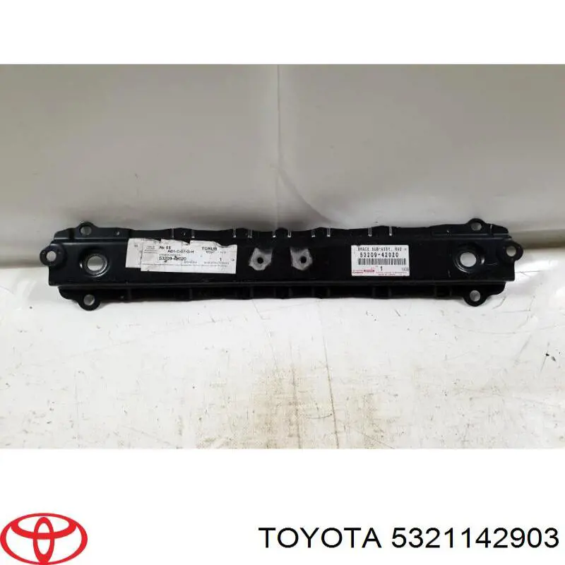 5321142903 Toyota soporte de radiador derecha (panel de montaje para foco)