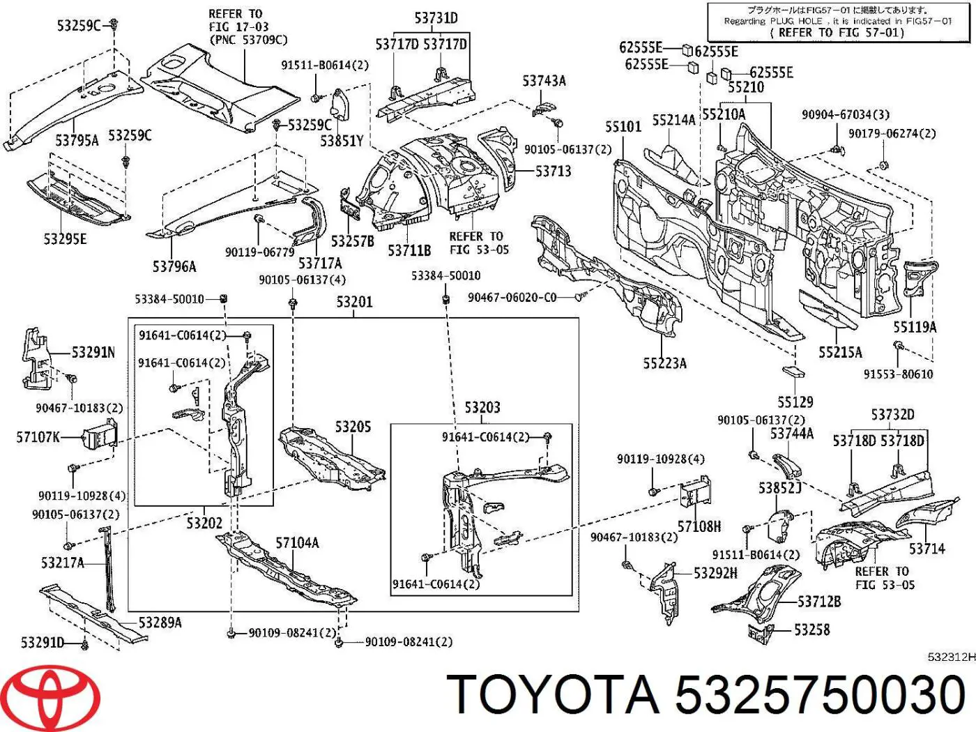 5325750030 Toyota