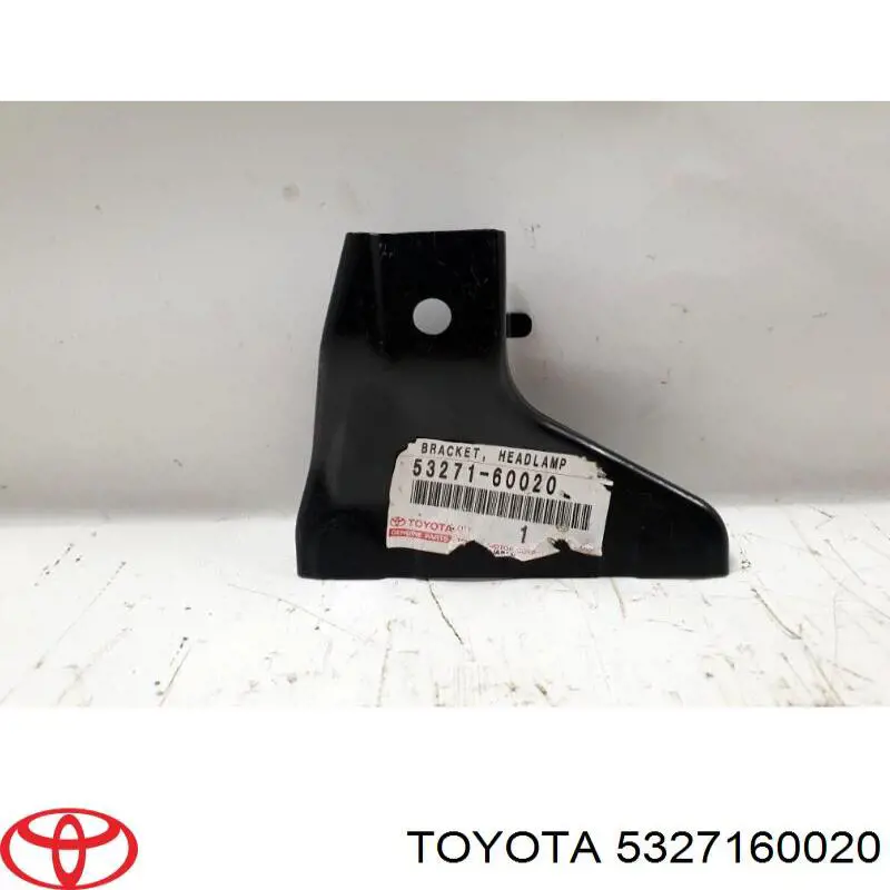 5327160020 Toyota soporte de radiador superior (panel de montaje para foco)