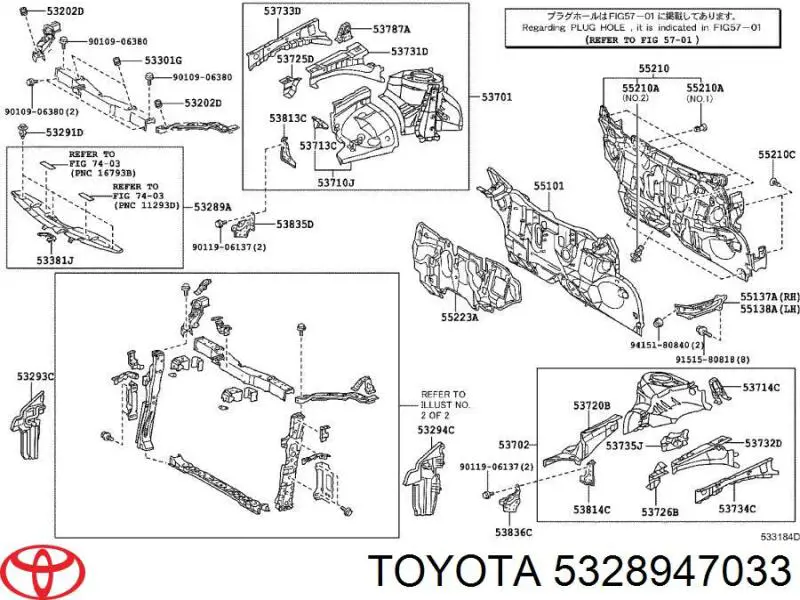 5328947033 Toyota