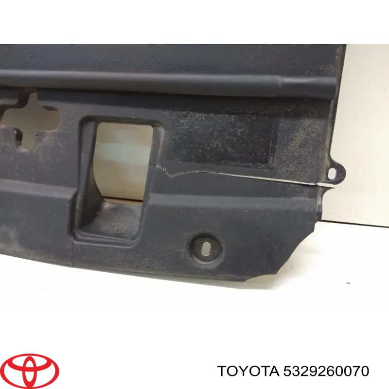 5329260070 Toyota cubierta de soporte para difusor de radiador, superior