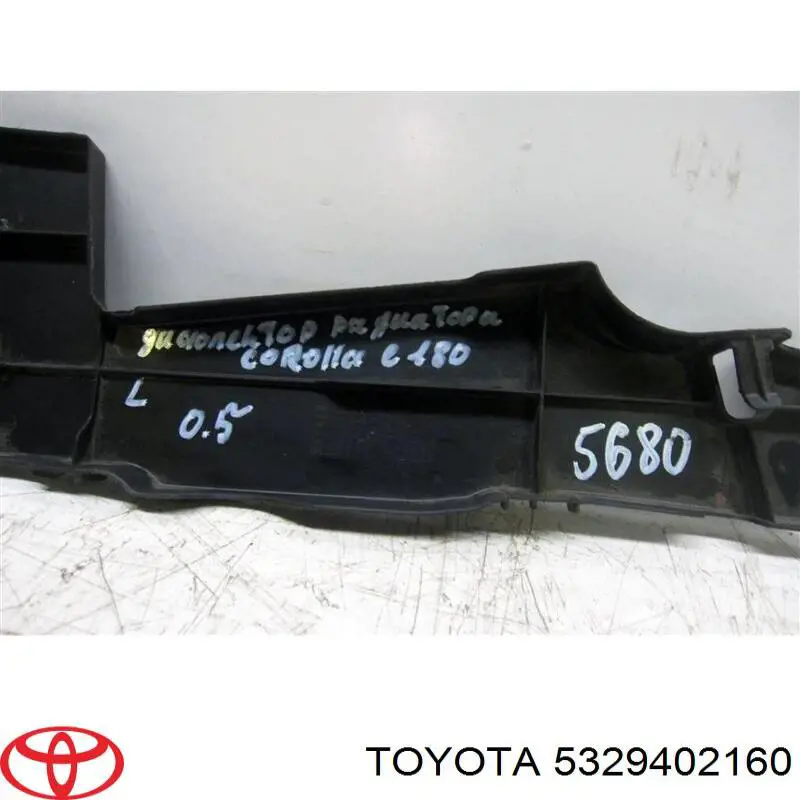 Deflector de aire del radiador izquierdo Toyota 5329402160 precio, desde 43,98 EUR