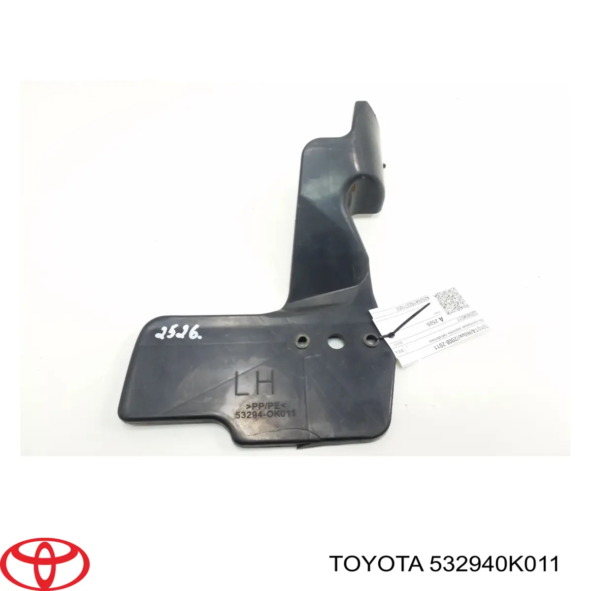 532940K011 Toyota Deflector de aire del radiador izquierdo