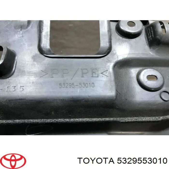 5329553010 Toyota ajuste panel frontal (calibrador de radiador Superior)