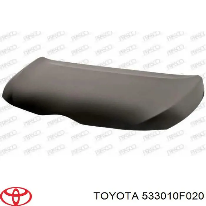 533010F020 Toyota capó
