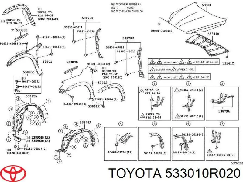 Capot para Toyota Rav4 ASA3, GSA3