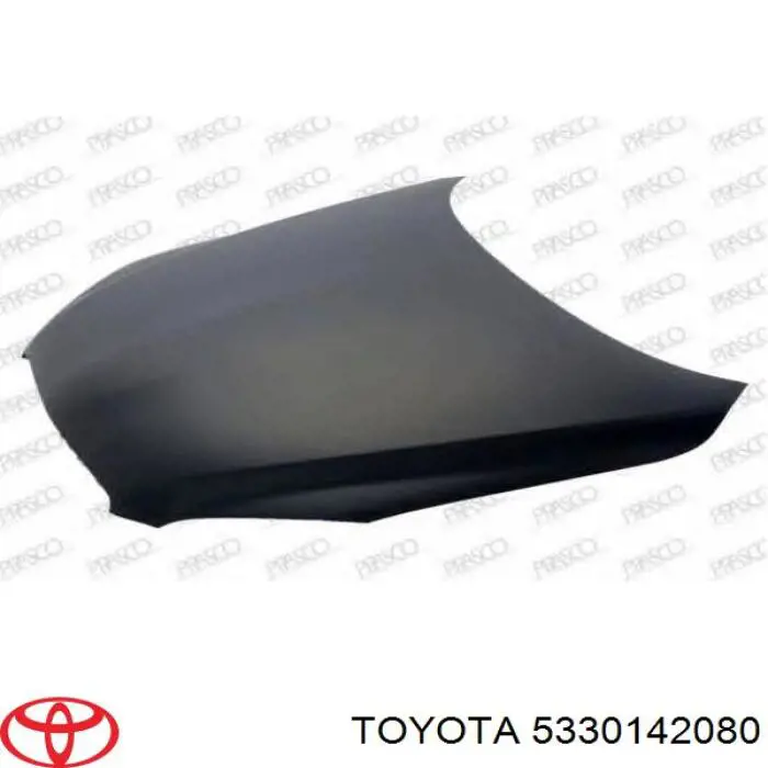 5330142080 Toyota capó del motor