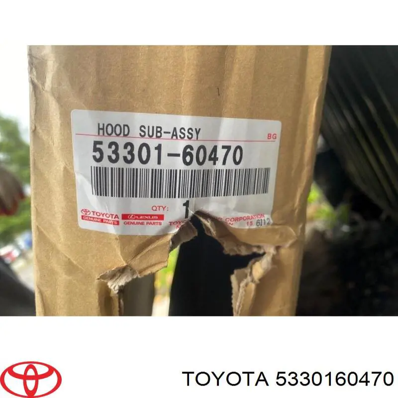 Comprar 5330160470 Toyota Capó