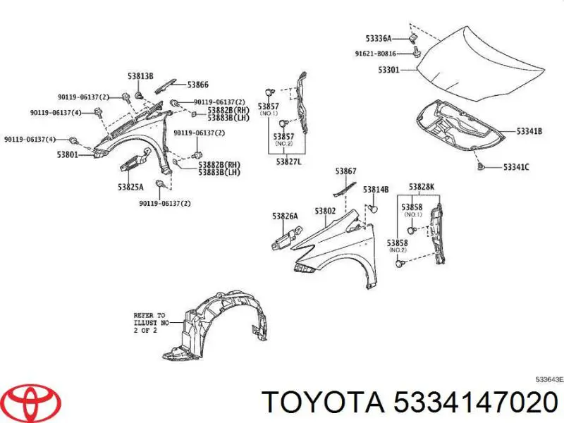 5334147020 Toyota