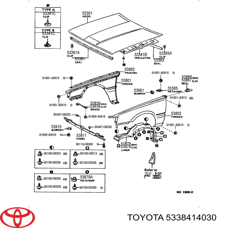 5338414030 Toyota